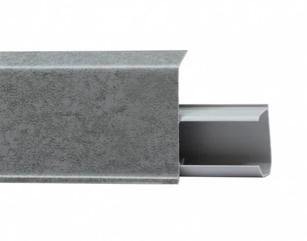 Пластиковый плинтус Royce №551 Грей (55х23х2200мм) в Ижевске