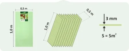 Подложка Солид 3мм листовая (5м2) в Ижевске