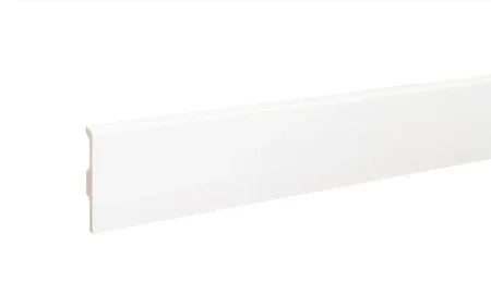 Плинтус дюрополимерный Bonkeel 01 Белый (80х14х2000 мм) в Ижевске