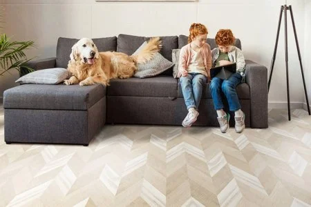 Пробковое покрытие CorkStyle Chevron Creme в Ижевске