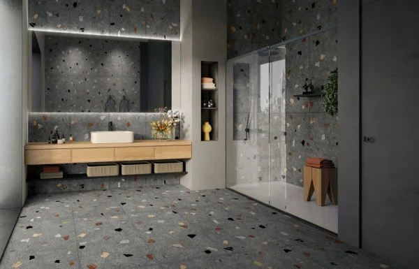 Керамогранит Coliseum Палладио Блэк 60х120 (Натуральный и Реттифицированный) в Ижевске