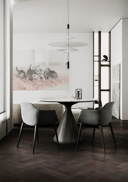 Паркетная доска Quartz Parquet Штучный паркет Дуб Смоляной 44-1258-01 в Ижевске