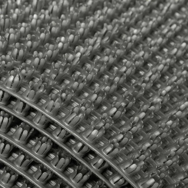 Щетинистое покрытие Альфа-Стиль 128 Серый металлик - 0,9х15 м. пог в Ижевске