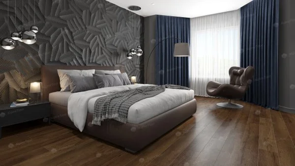 Кварц-виниловая плитка Alpine Floor Premium XL Дуб Шоколадный ЕСО 7-18, 8 мм. 43 класс в Ижевске