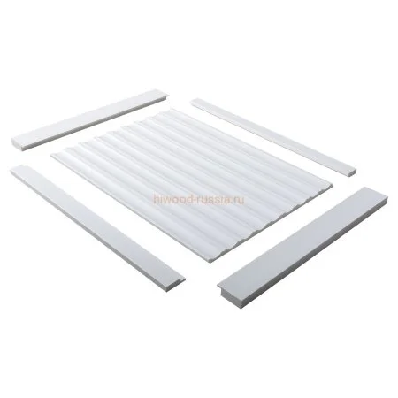 Финишный молдинг LF124A NP правый белый (42х12х2700мм) в Ижевске