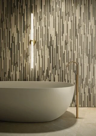 Керамогранит Italon Метрополис Вставка Стрип Ворм 26х75 (Натуральная) в Ижевске