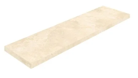 Керамогранит Coliseum Аурелия Уайт Ступень угловая левая (Натуральный, 33х120) в Ижевске