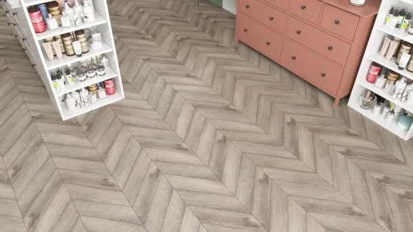 Кварц-виниловая плитка Alpine Floor Chevron Дуб Исида ECO 20-8 (2,5 мм. 43 класс) в Ижевске