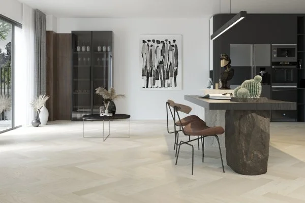 Паркетная доска Quartz Parquet Английская Ёлка Дуб Песочный 33-408 в Ижевске