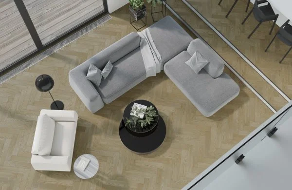 Паркетная доска Quartz Parquet Английская Ёлка Дуб Карельский 33-419 в Ижевске