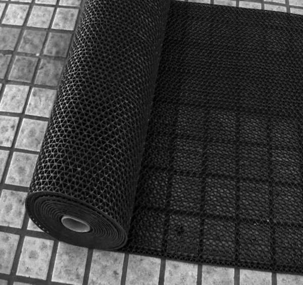 Грязезащитное рулонное покрытие ЗигЗаг Черный 5 мм (0,9 м) Китай в Ижевске