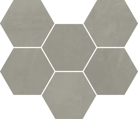 Керамогранит Italon Континуум Айрон Мозаика Гексагон (Натуральная 25х29) в Ижевске