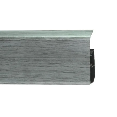 Пластиковый плинтус Royce №333 Серебристый Жемчуг (80х24х2200мм) в Ижевске