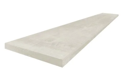 Керамогранит Coliseum Экспо Уайт Ступень угловая левая (Натуральный, 33х60) в Ижевске