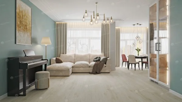 Каменно-полимерная плитка Alpine Floor Solo Модерато ECO 14-11, 3,5 мм 34 класс в Ижевске