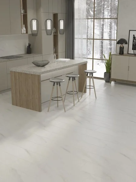 Ламинат Egger PRO 8/33 4V Large Aqua+ Мрамор Леванто белый EPL245 в Ижевске