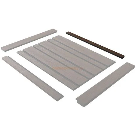 Финишный молдинг LF124B BR396K левый декорированный (31х12х2700мм) в Ижевске