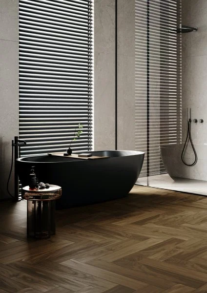 Паркетная доска Quartz Parquet Английская Ёлка Орех Американский 33-400-29 в Ижевске