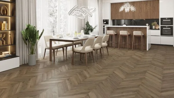 Кварц-виниловая плитка Alpine Floor Chevron Дуб Насыщенный ECO 20-4 (2,5 мм. 43 класс) в Ижевске