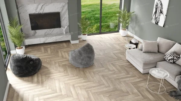 Кварц-виниловая плитка Alpine Floor Parquet Дуб Натуральный Отбеленный ЕСО 16-5 2.5 мм. 43 класс в Ижевске