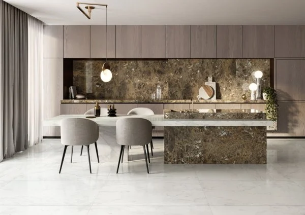 Керамогранит Italon Шарм Делюкс Бьянко Микеланджело 60х120 (Паттинированная и реттифицированная) в Ижевске