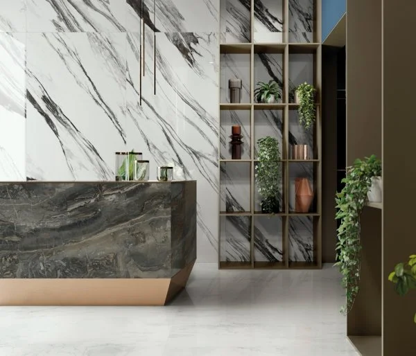 Керамогранит Italon Шарм Делюкс Бьянко Микеланджело 80х160 (Люкс и реттифицированная) в Ижевске