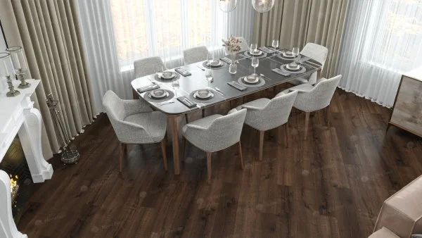 Каменно-полимерная плитка Alpine Floor Real Wood Дуб Мокка ECO 2-2, 6 мм 43 класс в Ижевске