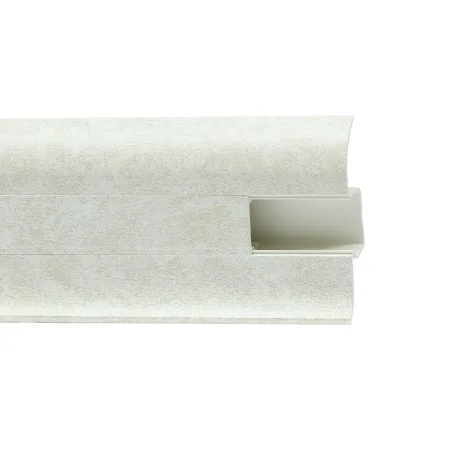 Пластиковый плинтус Royce №860 Белый Кварц (58х22х2200мм) в Ижевске