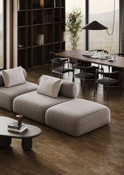 Паркетная доска Quartz Parquet Штучный паркет Дуб Брауни 44-413 в Ижевске