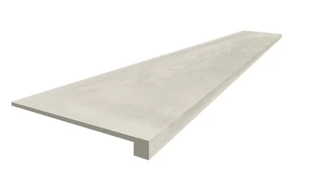 Керамогранит Coliseum Экспо Уайт Ступень фронтальная (Натуральный, 33х60) в Ижевске